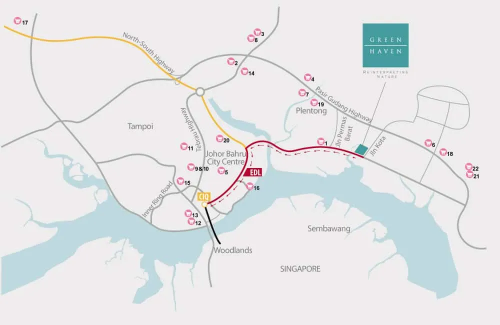 Shopping Complexes Location